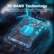 KingSpec V5 256GB 2.5 SATA3 SSD 3D NAND Flash Internal Solid State Drive Compatible with Gaming PS4 PS5 Laptop Desktop