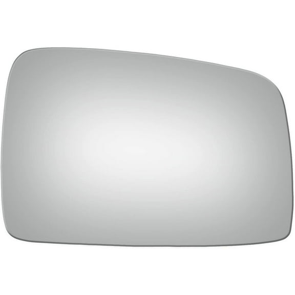Convex Passenger Side Replacement Mirror Glass for 2005-2010 Kia Sportage W/O Baking Plate