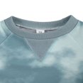 thumbnail image 3 of Baby Boy Girl Tie Dye Long Sleeve Pullover Sweatshirt Tops Drawstring Pants, 3 of 6