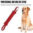 thumbnail image 1 of Jouet de Dentition Interactif en Coton pour Animaux de Compagnie Couleur Unie Durable Remplacement Double Poignée Rouge, 1 of 8