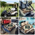 thumbnail image 6 of Golf Cart Seat Covers for 2 Seater,Boho Brown Teal Red Microfiber Cart Seat Towel Blanket,Southwestern Geometric Abstract Retro Absorbent NonSlip Bench Seats Protector for Golf Course 51"x31", 6 of 9