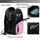 thumbnail image 4 of Fotbe Purple And White Polka Dot Mochila con Estampado y Puerto USB para Hombre y Mujer, Mochila Antirrobo, Mochila de Viaje, Mochila Escolar, Mochila Universitaria, 4 of 7