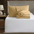 thumbnail image 2 of Nestl Twin XL Sheet Sets, 1800 Series Deep Pocket 3 Piece, Soft Microfiber Kids Bedding Set, CAMEL GOLD sheets, 2 of 10