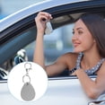 thumbnail image 6 of Unique Bargains Leather Key Fob, PU Leather Key Fobs with Key Rings Keychain Holder Gray, 6 of 6