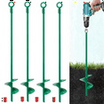 thumbnail image 5 of 2025 New! 18in Ground Anchors Kit,Helix Earth Anchor,Heavy Duty Shed Anchor Hook for Camping Tent,Canopies,Swing Sets,8Pcs, 5 of 9