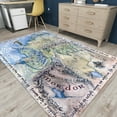 thumbnail image 4 of Dreammotif LOTR Map Rug, Modern Area Rug, Colorful Game Room Decor, Big Bedroom, Living Room Carpet, Decorative Teens' Floor Cover, 4 of 7