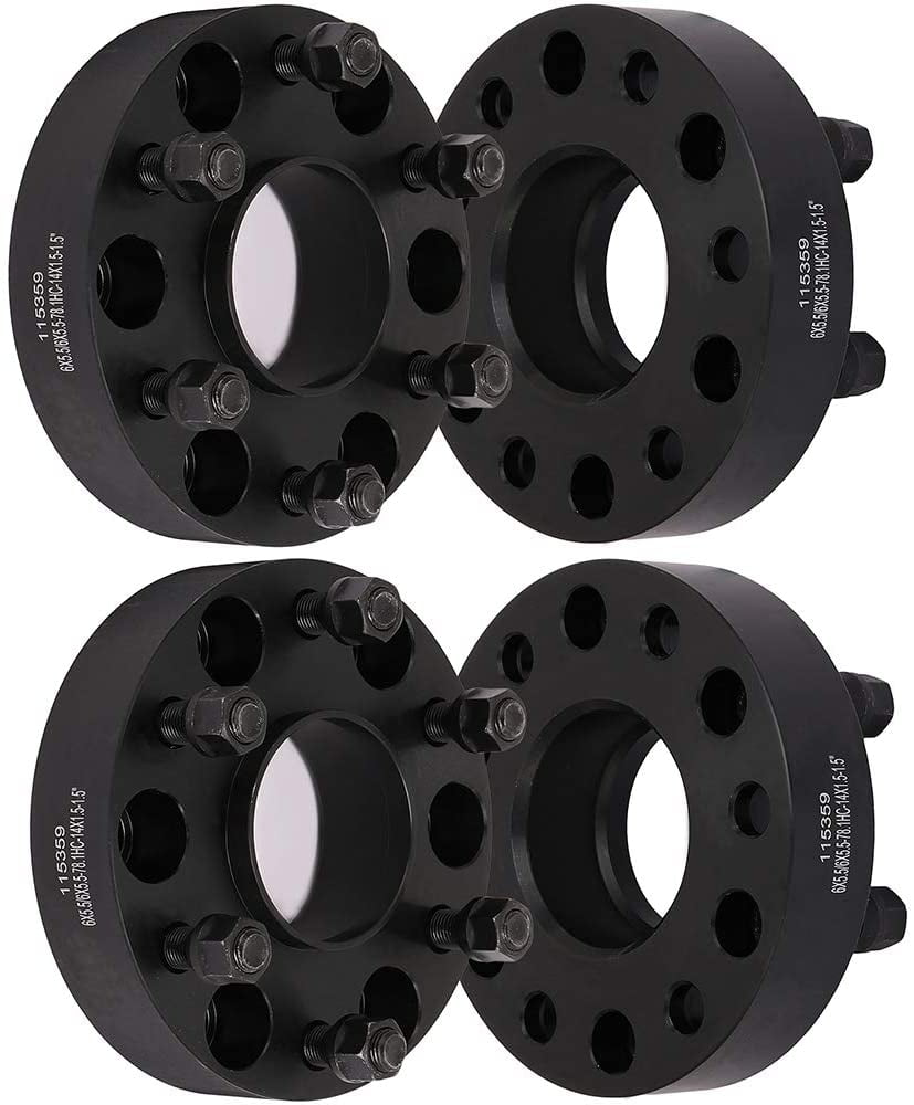 ECCPP 2 inch 6x5.5 to 6x5.5 Hubcentric Wheel Spacer Adapters 6x139.7mm to 6x139.7mm 78.1 hub 14x1.5 Fits for Ch-evr-olet Silverado 1500 for Ch-evr-olet Tahoe gmc Sierra 1500 Suburban Avalanche 