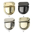 thumbnail image 2 of 38MM Buckle Latch Sturdy Metal Small Portable Buckles Accessory DIY Handbag Tool Wear Resistance Turn Lock Bag Purse Decoration Closure Light Golden, 2 of 9