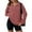 05-Pink, variant on Oversized Sweatshirt for Women Trendy Waffle Knit Half Zip Pullover Casual Lapel Long Sleeve Tops Fall Fashion 2025 03-Gray S