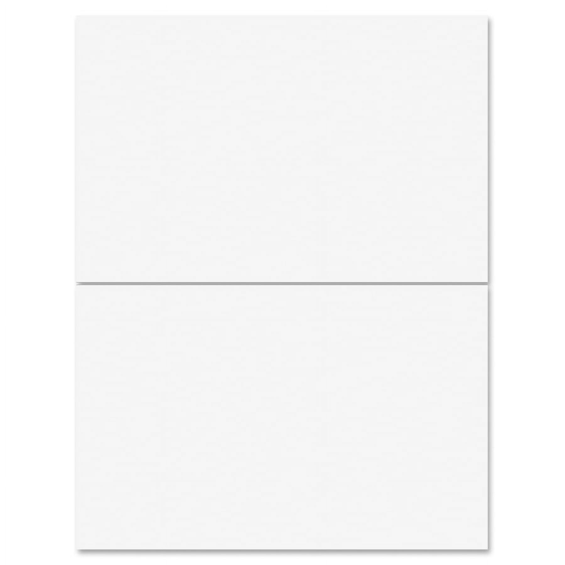 Business Source Bright White Permanent Adhesive Shipping Labels - 5 1/2 inch X 8 1/2 inch Length
