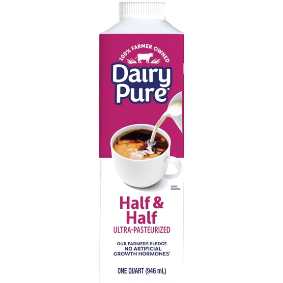 DairyPure Half & Half Ultra-Pasteurized Quart