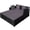 gray, variant on Zaverox  Outdoor Rattan Daybed with Thick Upholstered Cushion – Spacious Patio Sofa Bed for Garden, Poolside, Backyard