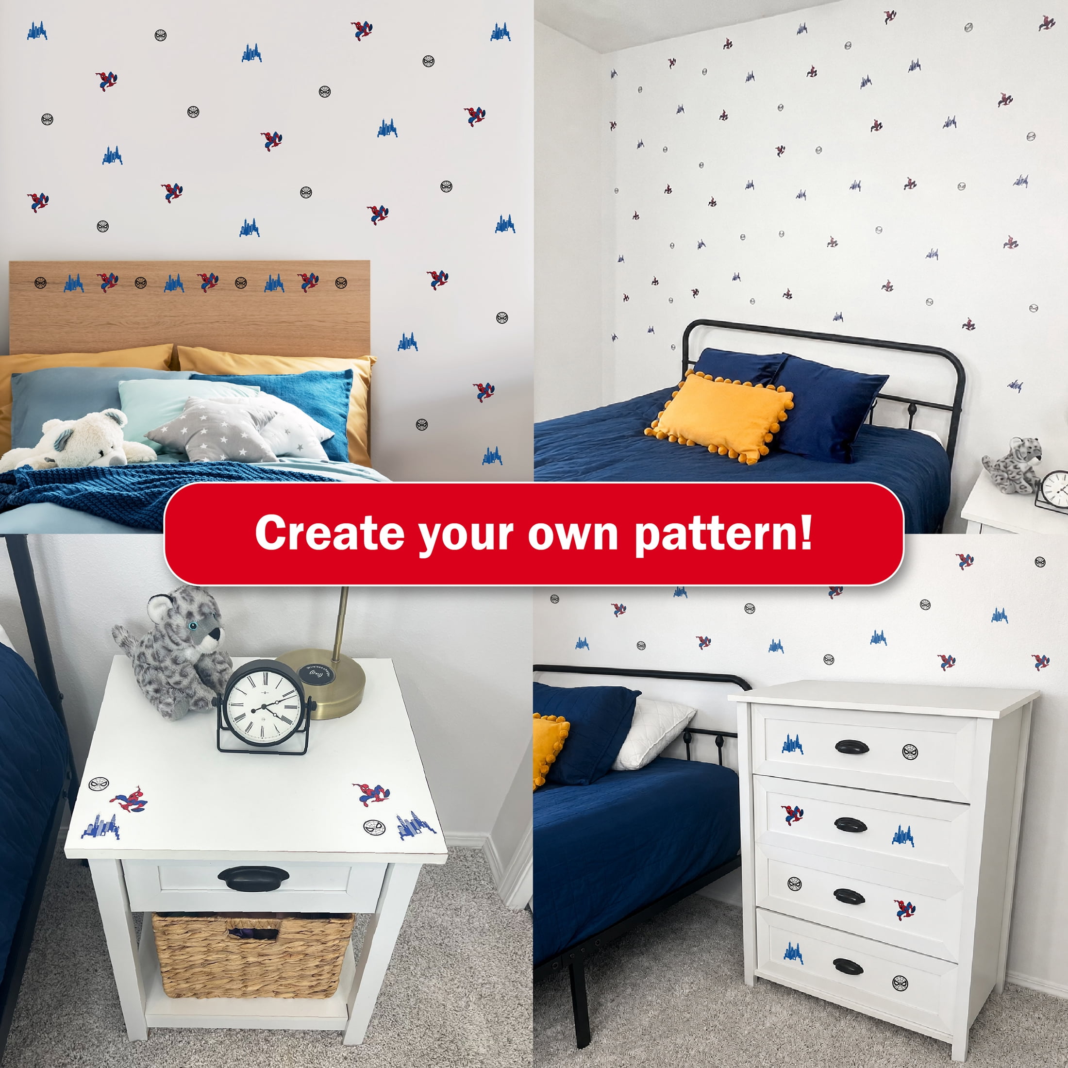 Wall Palz Spider-Man Vinyl Wall Decals Peel and Stick Room Decorations