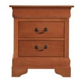 thumbnail image 3 of Glory Furniture Louis Phillipe 2 Drawer Nightstand in Oak, 3 of 7