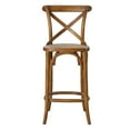 thumbnail image 4 of Counter Stool Chair, Walnut, Wood, Bar Pub Cafe Bistro Dining Kitchen Hospitality Restaurant, Modern Contemporary HB33942, 4 of 11