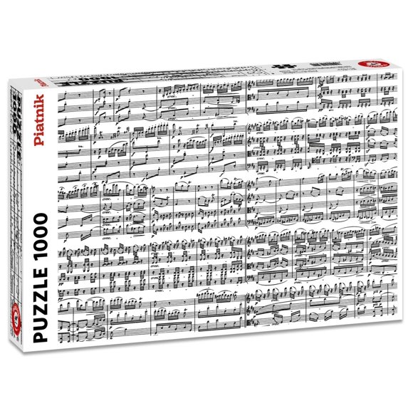 Rompecabezas Piatnik Notas Musicales 5434 Jigsaw 1000 piezas