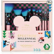 Spectrum Collections Disney Iconic 10 Piece Essential Makeup Brush Set Mickey Mouse