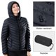 thumbnail image 4 of Chaqueta de plumón CAMEL CROWN Lightweight Puffer Black para mujer, 4 of 7