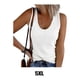thumbnail image 2 of Camisetas sin mangas Qarigey transpirables para mujer Top ajustado Blanco 5XL, 2 of 5