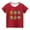 Red, variant on MeetoTime Boys Girls Easter Printed Short Sleeve Tops Crewneck Casual Loose T-shirt Kids Clothes