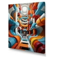 thumbnail image 2 of Designart "Exploring Optical Illusions in Op Art III" Abstract Canvas Wall Art, 2 of 5