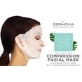 thumbnail image 4 of Dermovia Masque Facial de Compression Breveté pour Votre Visage, Réservoir de Requin Réutilisable Biodégradable en Coton Soin de la Peau Collagène Rajeunissant Lot de 4, 4 of 5