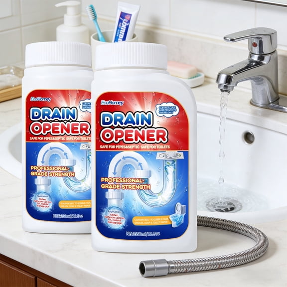 2PCS Powerful Pipeline Dredging Cleaner (2025 New) - Kitchen Sink & Bathroom Drain Unclogger