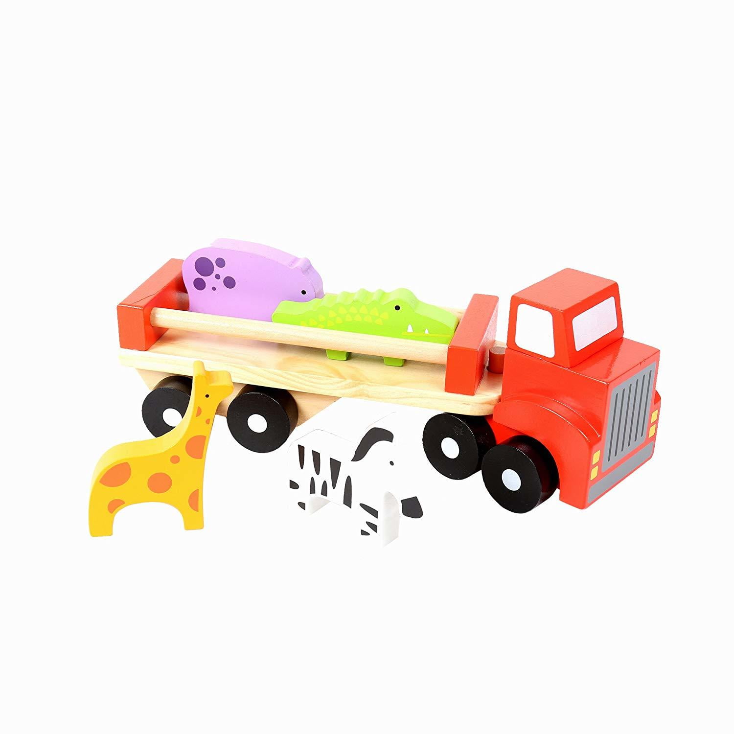 the animal toy truck