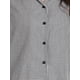 thumbnail image 5 of INSPIRAR CHIC Blusa de cuadros vintage con mangas abullonadas para mujer, L, negra, 5 of 6