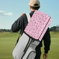thumbnail image 4 of Yuyamidu Pink Leopard Print Golf Bag Dust Cover for Women Cute Golf Bag Top Cover for Stand Cart Bags Easy to Carry Protect Your Clubs, 4 of 8