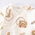 thumbnail image 4 of CAUYDY Newborn Toddler Pajamas Sleepers for Baby Girl Boy Long Sleeve Romper 3 6 9 12 18 Months Preemie Infant Clothes Summer Fall Winter Sizes 3-6 Months,Grey, 4 of 4