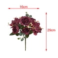 thumbnail image 4 of Ramo de Rosas Artificiales para en Blanco, 4 of 7