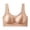 Beige, variant on Jindong Women's Full Coverage Wireless Jelly Bras Solid Soft No Underwire Seamless Bralettes Underwear