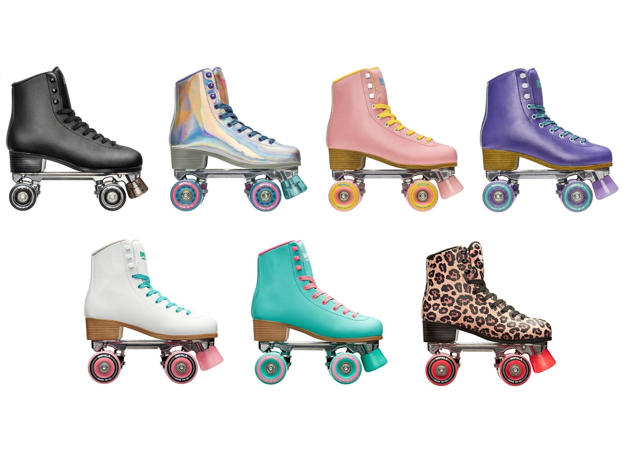 Impala Quad Roller Skates White Women's Size 9 Brand New In Box Approved Vegan 