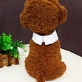 thumbnail image 5 of Corbata para mascotas, pajarita para perro, corbata a rayas para perro, bufanda para mascota, escote falso, toalla de agua 1517, 5 of 5