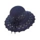 thumbnail image 2 of Sombrero para el sol de ala ancha grande de ganchillo, protección solar, moda, transpirable para mujer Azul, 2 of 9