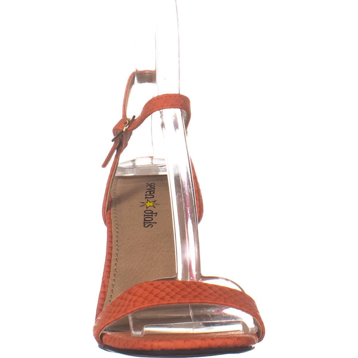 Seven Dials Womens Brown Ankle Strap Sandals Size 8