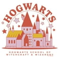 thumbnail image 2 of Men's Harry Potter Cute Starry Hogwarts  Graphic Tee White Large, 2 of 5