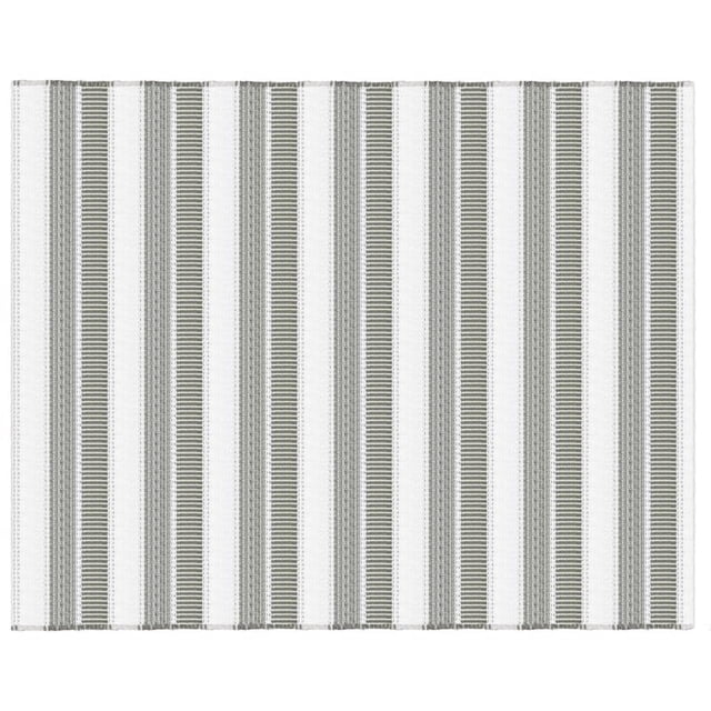 Alfombra decorativa Vivsun de poliéster con rayas neutras, 240 x 300 cm