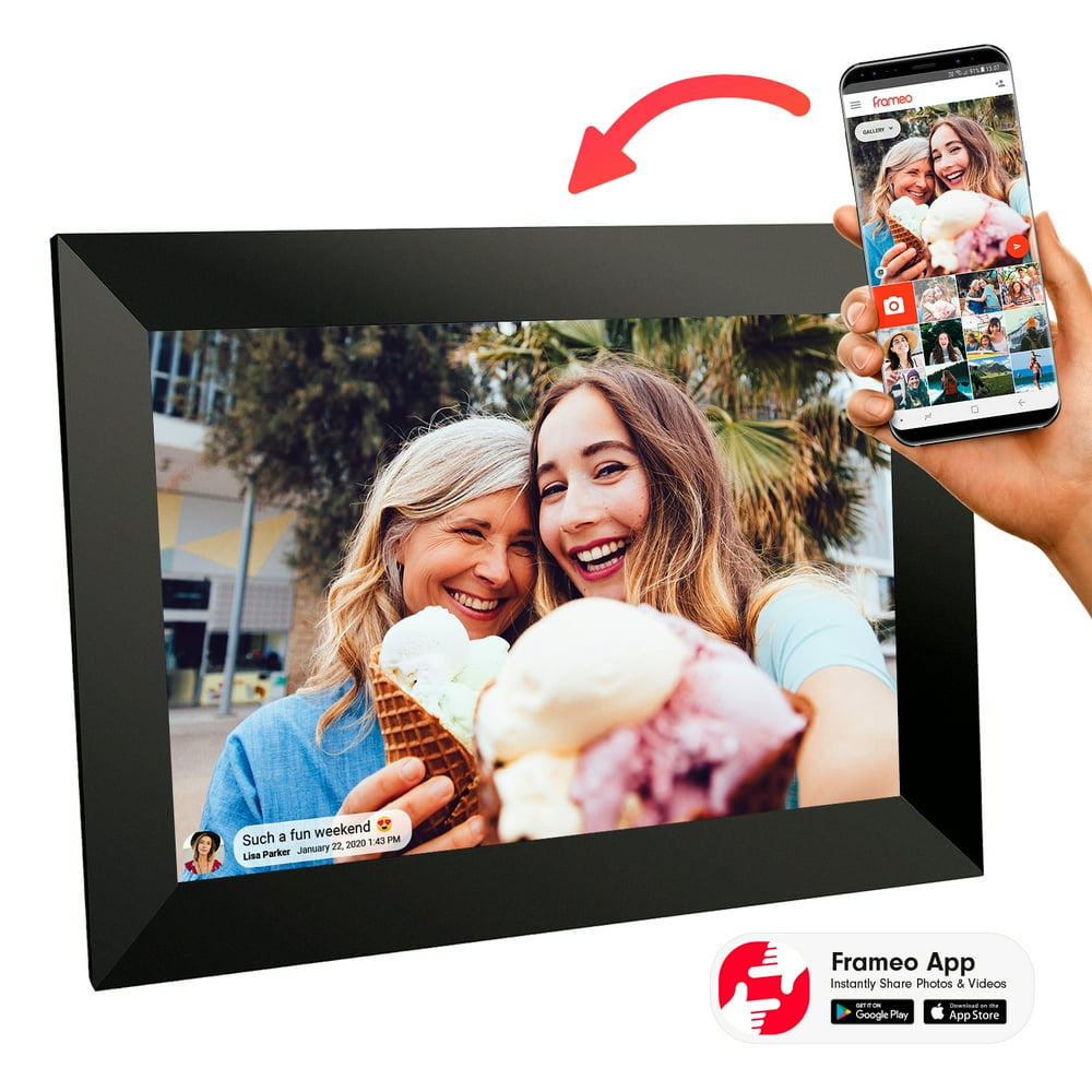 Sylvania, 10 in. WiFi Frameo APP Control Digital Cloud Picture Frame