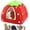 Strawberry Style, variant on Guinea Pig Bed Rabbit Hideout Warm Fleece Cuddle Cup Washable Winter Sleeping House for Small Pet/Ferret/Chinchilla/Bunny (Strawberry Style)
