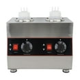 thumbnail image 1 of 1300ml Commercial Sauce Warmer with Accurate Temperature Control for Nacho Cheese, Hot Fudge, Caramel, Chili, Curry, 30-85 Temp Adjustable, 1 of 7