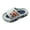 Grey, variant on Kids Cartoon Slides Platform Sole Non Indoor Outdoor Casual Sandals Size:4-4.5 Years