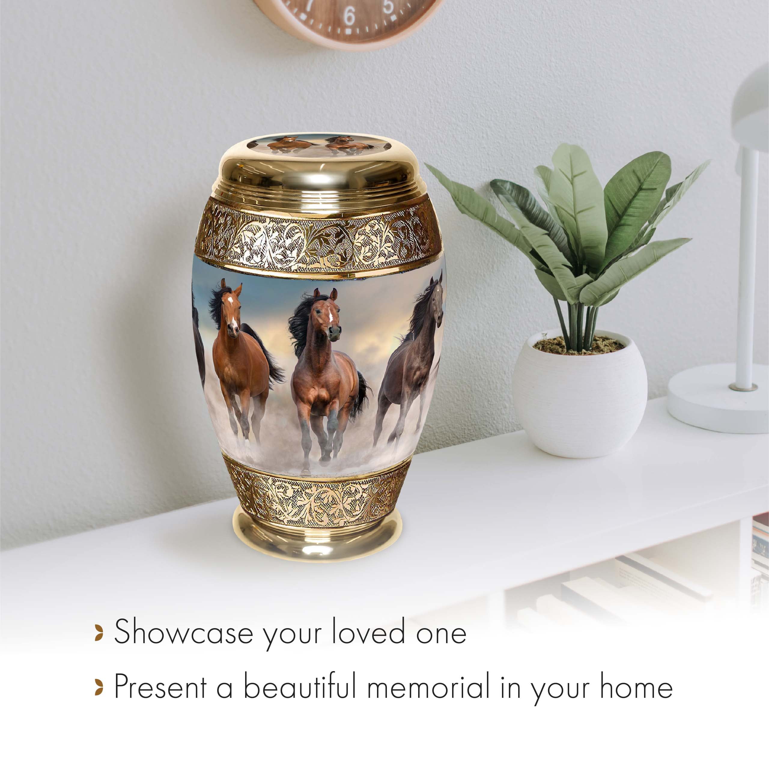 Wild Horses Cremation Urns for Human Ashes Adult Urns for Cremation Ashes Urns for Adult Cremation Ashes Urns for Ashes Cremation Urns for Human Ashes Adult 200 Cubic Inches Small