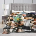 thumbnail image 4 of Blanket Thomas Brodie-Sangster Soft and Comfortable Warm Fleece Throw Blankets Gift for Room Sofa Office Bed car Camp Couch Decoration Cozy Plush Beach Blankets All Season, 4 of 5