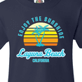thumbnail image 4 of Inktastic Summer Enjoy the Sunshine Laguna Beach California in Blue Youth T-Shirt, 4 of 5