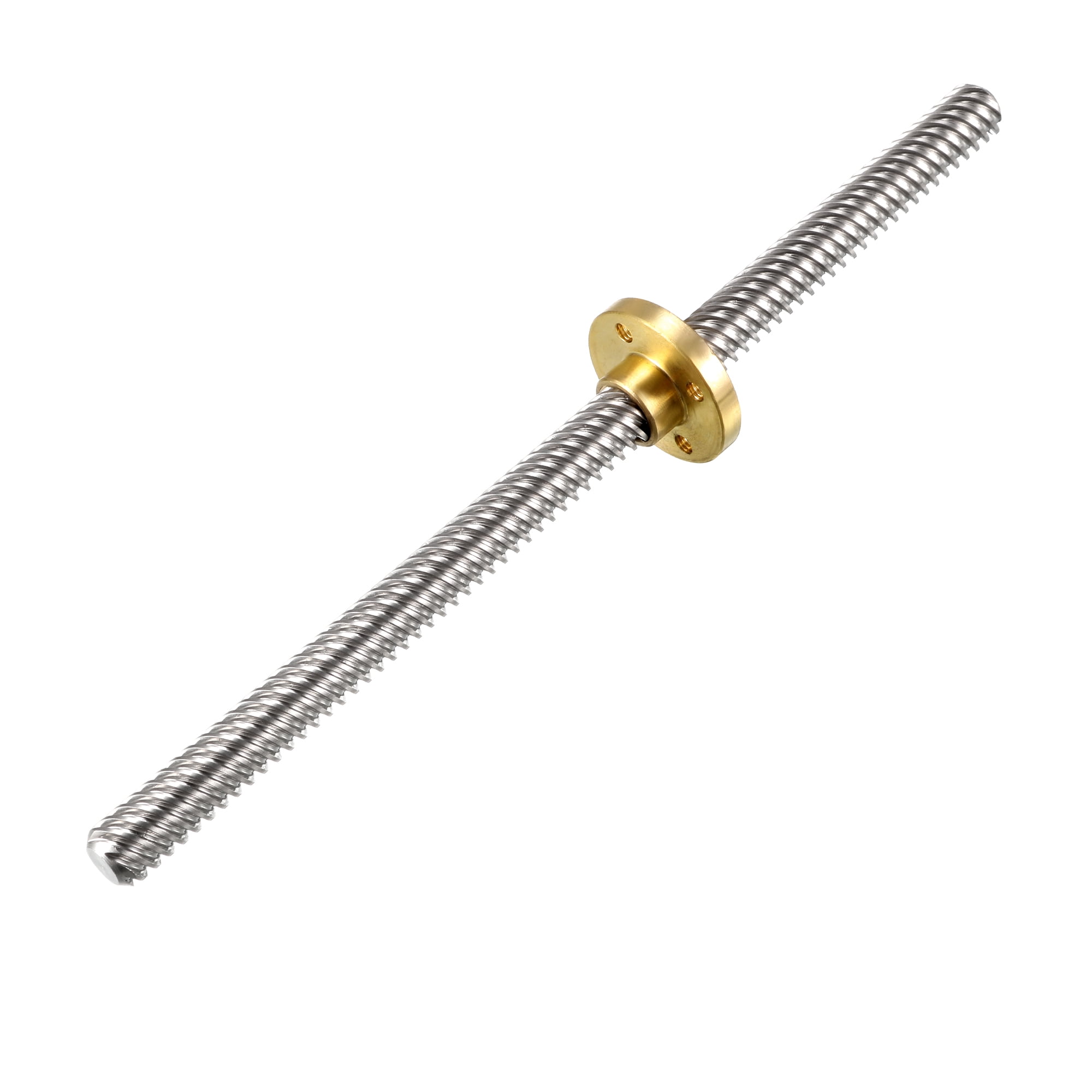 150mm T8 Pitch 2mm Lead 12mm Stainless Steel Lead Screw Rod with Copper