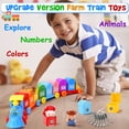 thumbnail image 6 of IYHN Farm Train Learning Toy, Counting, Matching & Sorting Montessori Learning Animal Set Including 9 Farm Animals and 1 Farmer, Easter Christmas Birthday Gift for for Toddlers, 6 of 8