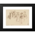 thumbnail image 2 of Frédéric Houbron 24x18 Black Modern Framed Museum Art Print Titled - Women and Children (1895 - 1905), 2 of 5