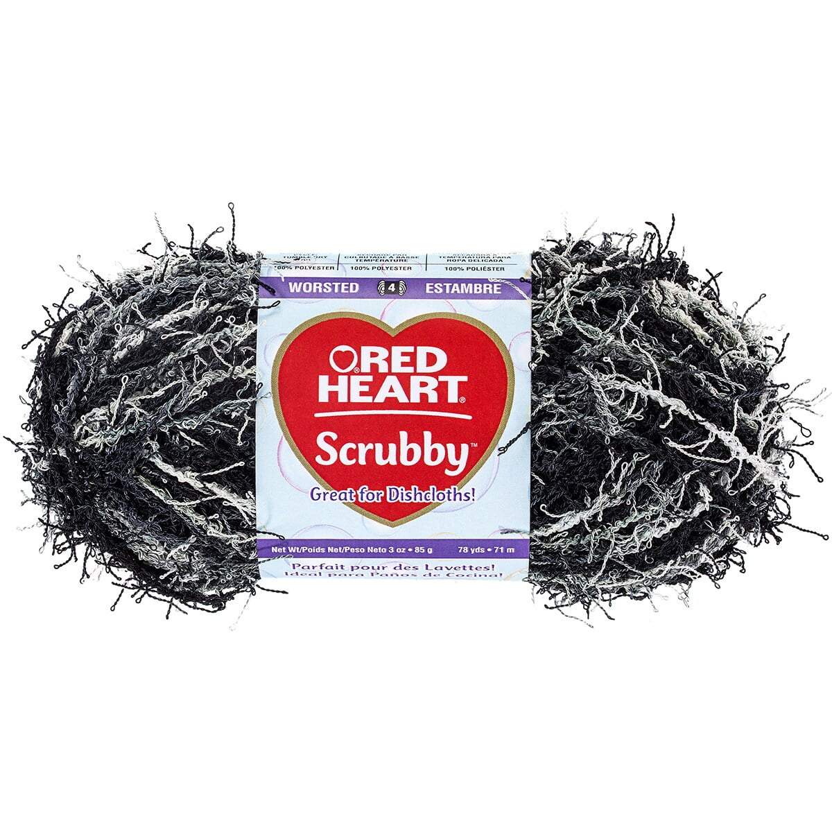 (2 pack) Red Heart Scrubby Yarn in Almond Color - Perfect for Crafting Soft and Durable Dishcloths